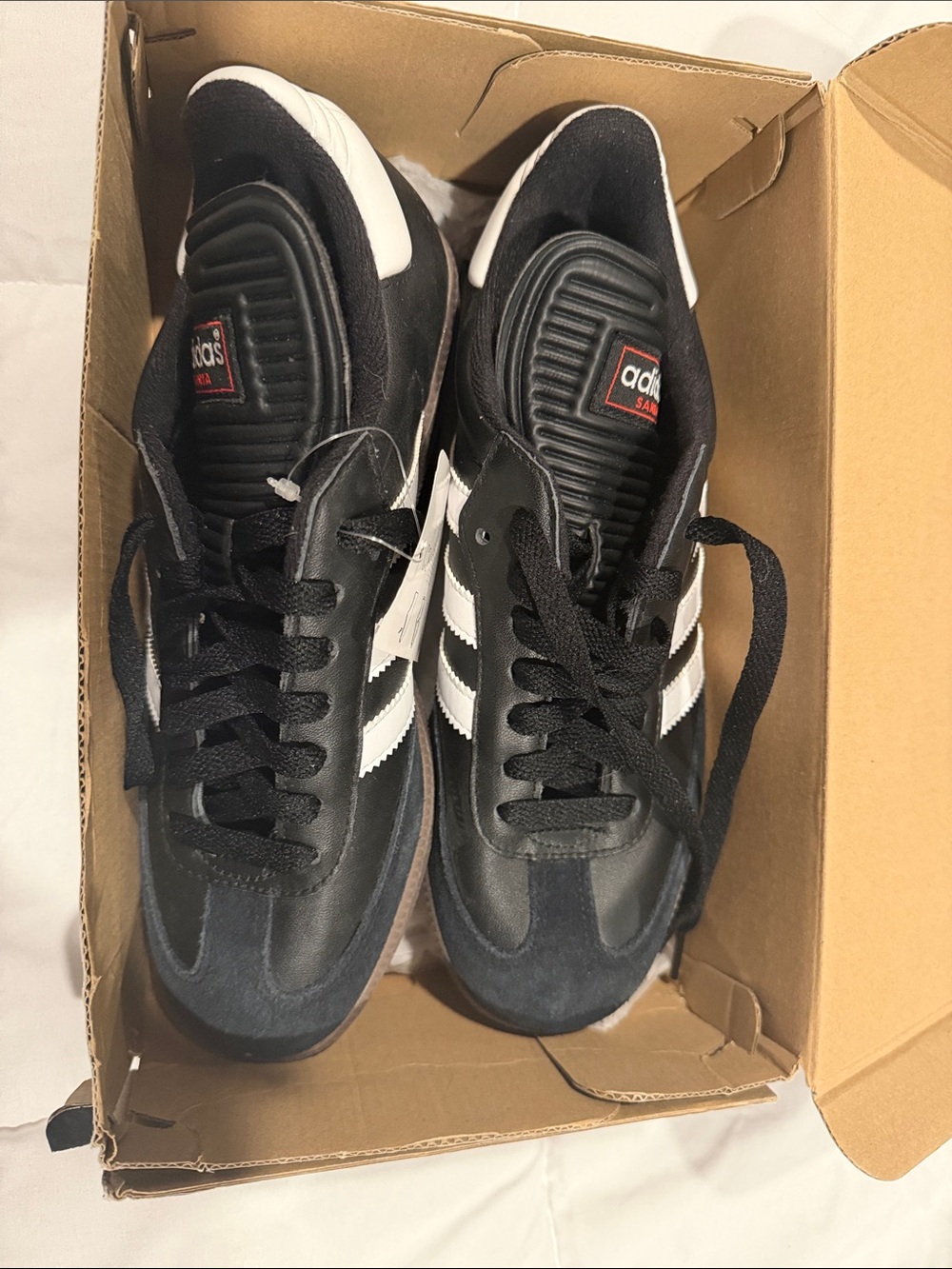 adidas Black and White Samba classics men